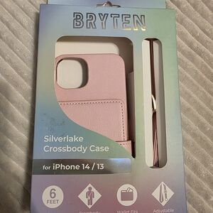 Silverlake Crossbody Case for iPhone 14/13 - Pink